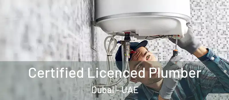  Certified Licenced Plumber Dubai - UAE