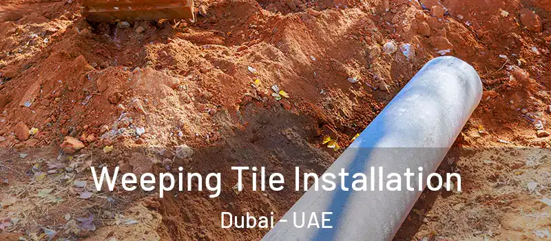 Weeping Tile Installation Dubai - UAE